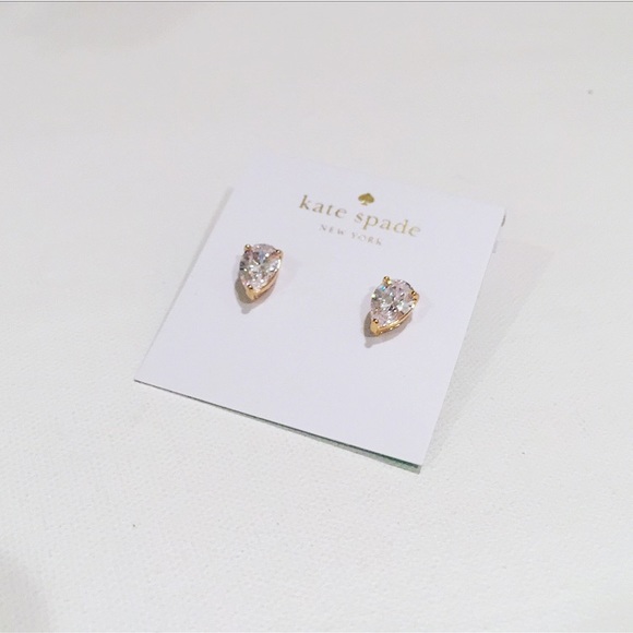 Last Pair! 💎Host Pick💎NWT Kate ♠️ Teardrop Studs - Picture 7 of 8